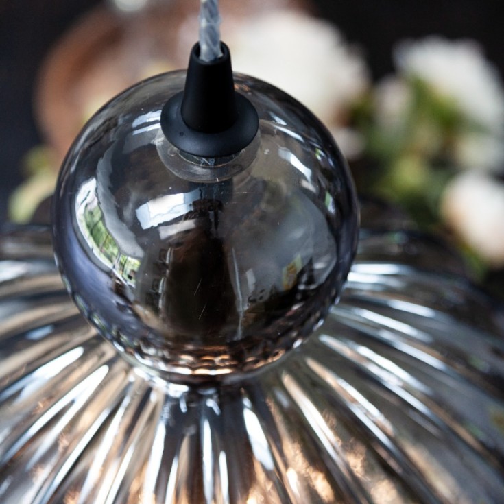 Halo Design Ball Ball pendel, røgfarvet, Ø32 cm