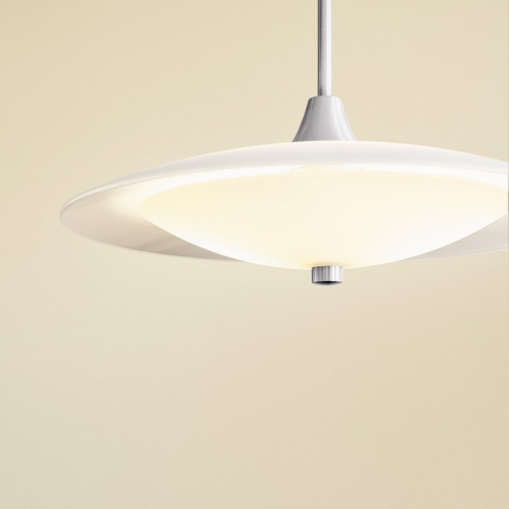 BARONI Pendel Ø46 opal / alu.