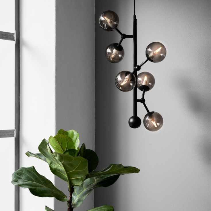 Atom Vertical G9 Røyksvart