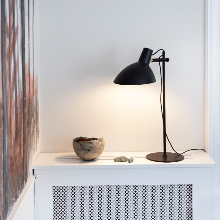 Metropole bordlampe, E27, svart
