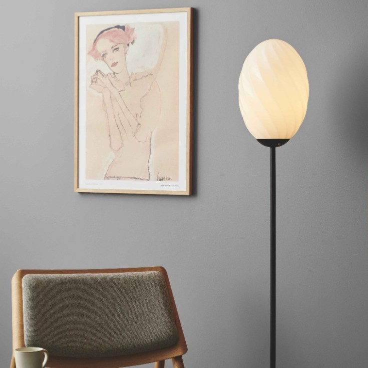 Halo Design Twist gulvlampe, sort