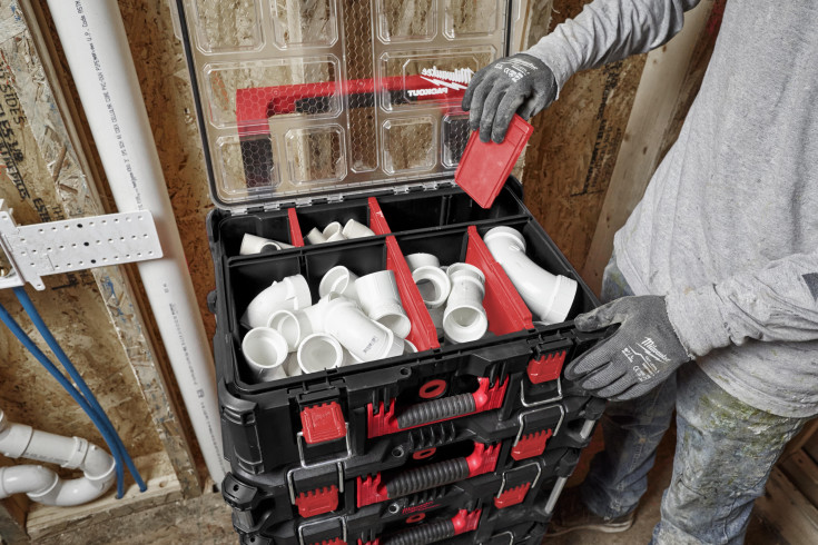 Milwaukee Packout tilbehørskoffert, dyp