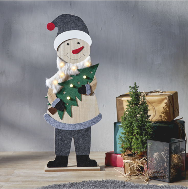 Star Trading Billy snømann med lys