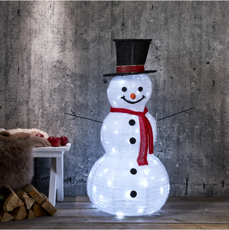 Star Trading Tecidy snemand med lys