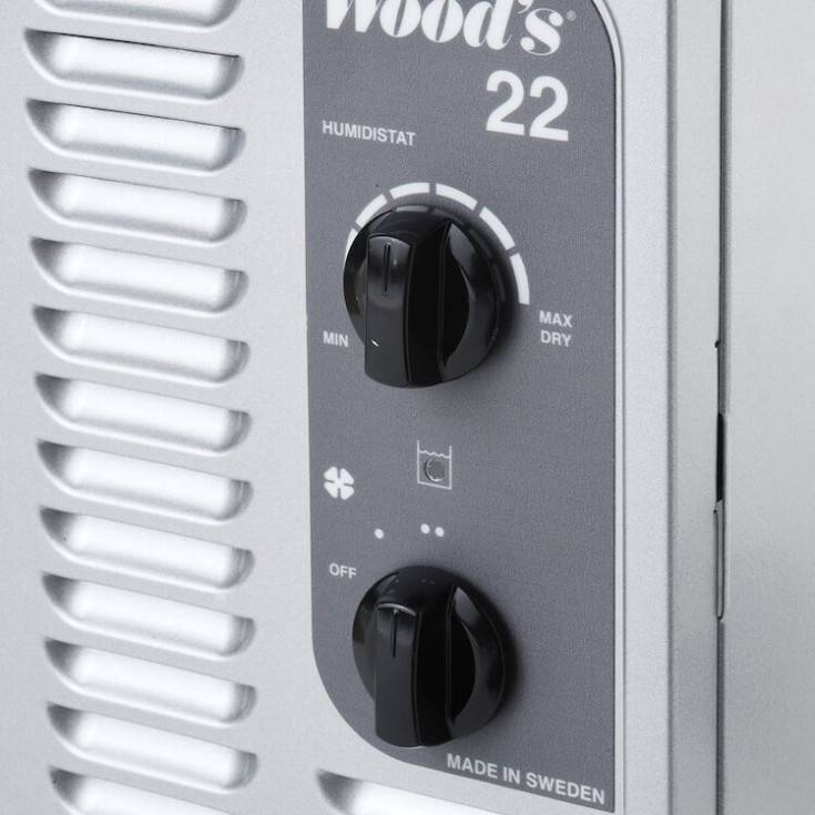 Wood's SW22FM avfuktare, 8 liter/dygn, 100 m²