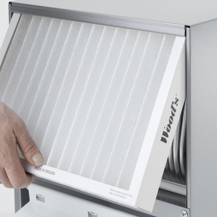 Wood's SW38FM avfukter, 11 liter/døgn, 140 m²