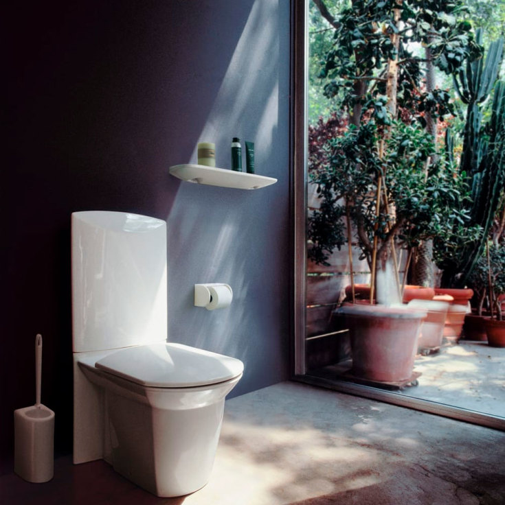 Laufen hylle, 50x13,5 cm, hvit