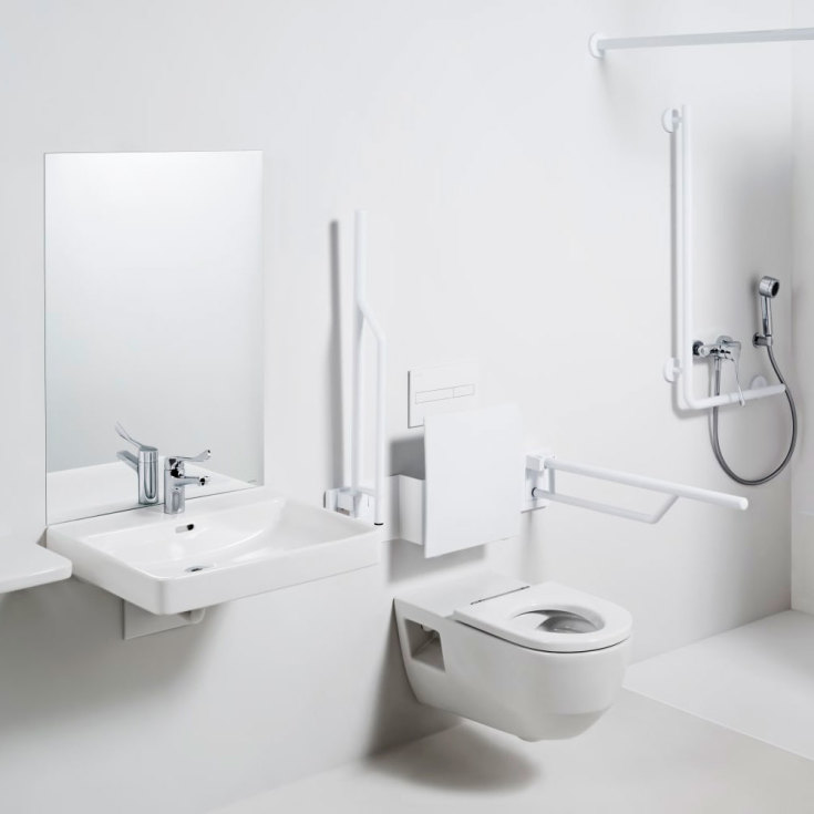 Laufen Pro Liberty væghængt toilet, uden skyllekant, rengøringsvenlig, hvid