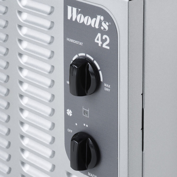 Wood's SW42FM affugter, 12 liter/døgn, 190 m²