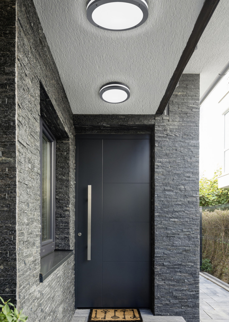 Trio Lighting Piave taklampe med sensor, antrasitt