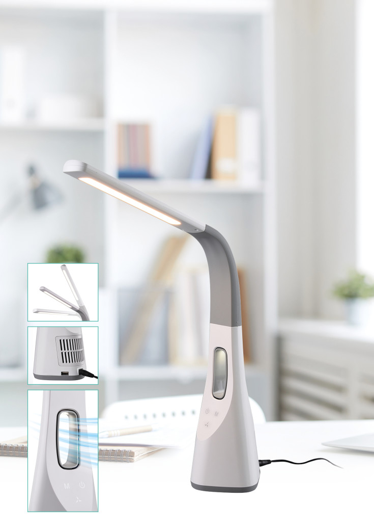 Trio Lighting Vento skrivbordslampa