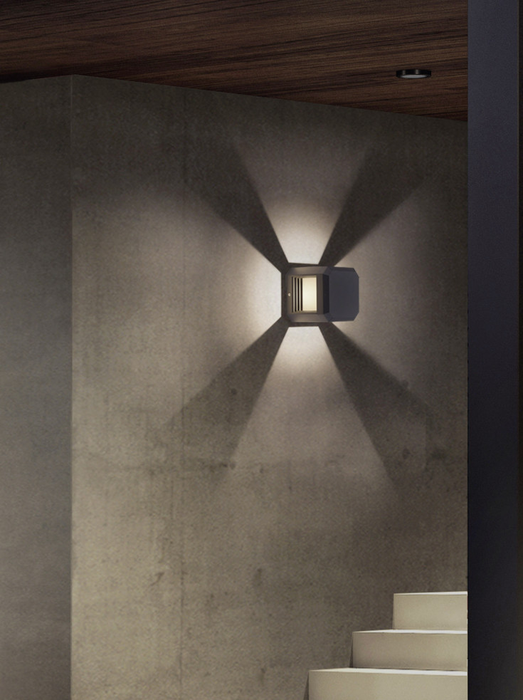 Trio Lighting Logone udendørs væglampe