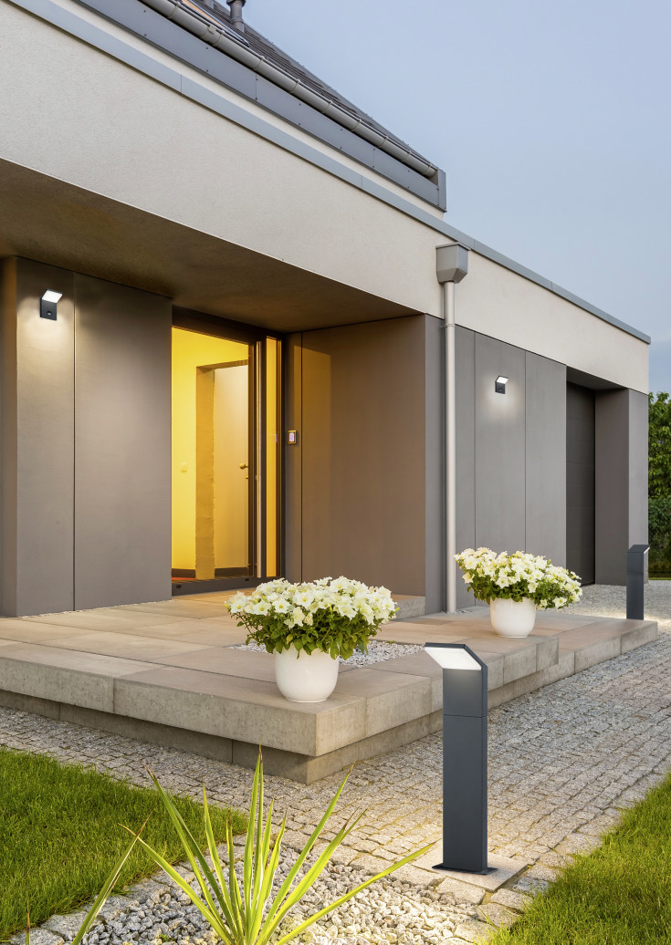 Trio Lighting Pearl udendørs væglampe med sensor