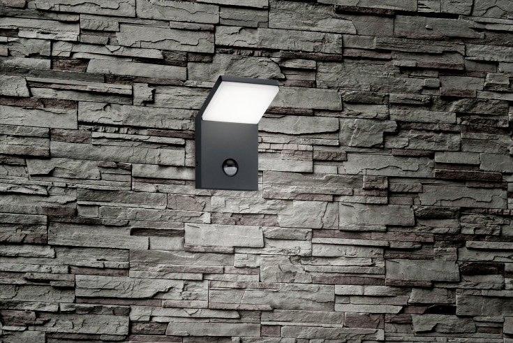 Trio Lighting Pearl vägglampa utomhus, sensor