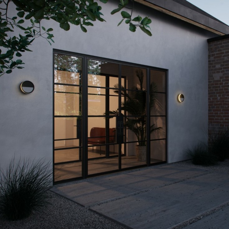 Nordlux Smart Ava utelys vegg, sort