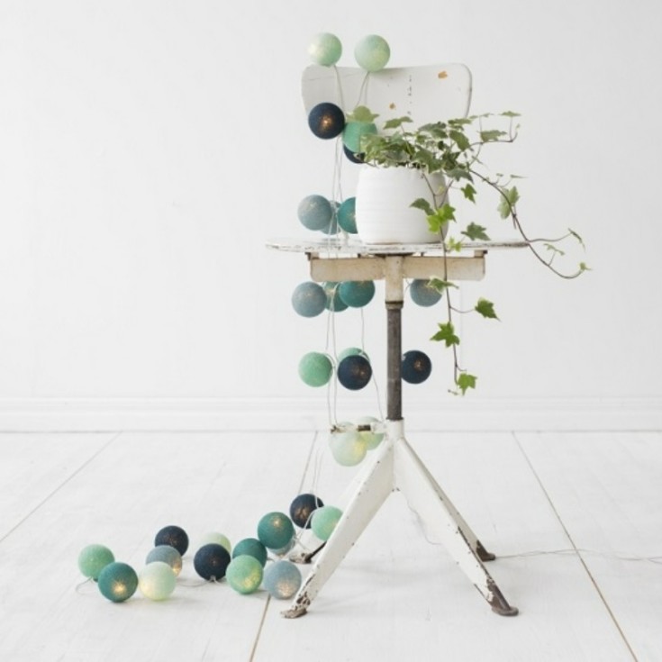 Iris Lights Cool Mint lyskjede, 20 kuler