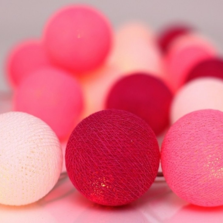 Iris Lights Flamingo lyskjede, 20 kuler