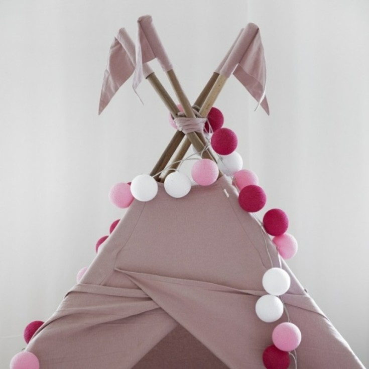 Iris Lights Flamingo lyskjede, 20 kuler