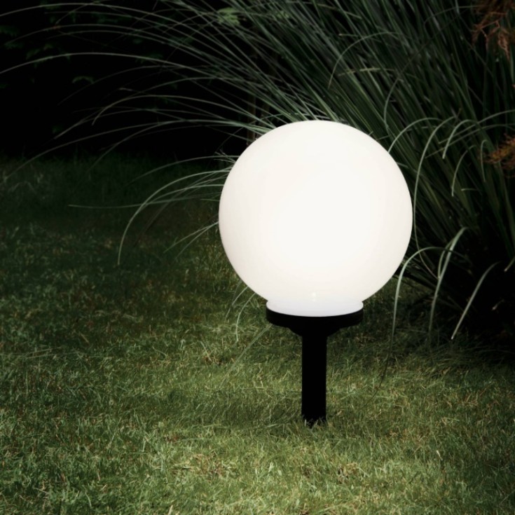 Eglo solcelle kule pullert, Ø25 cm
