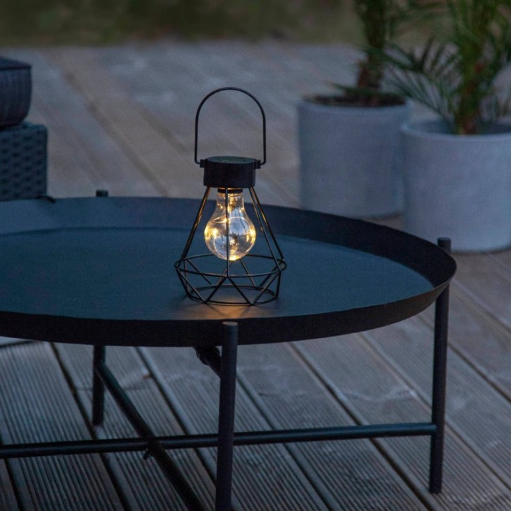 6 st Eglo lykta solcell, svart