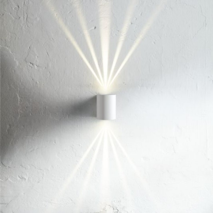 Nordlux Canto 2 utelys vegg, hvit