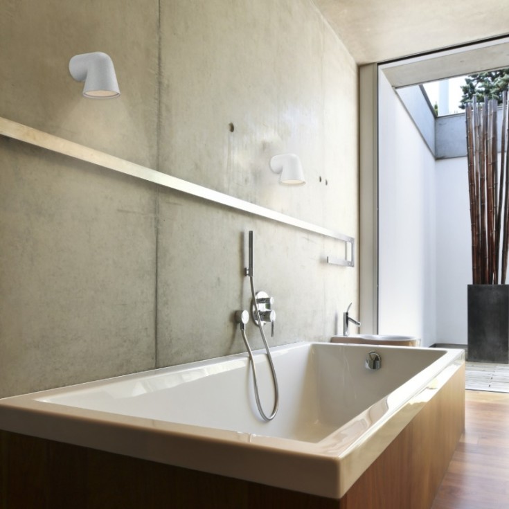 Nordlux Front Single utelys vegg, hvit