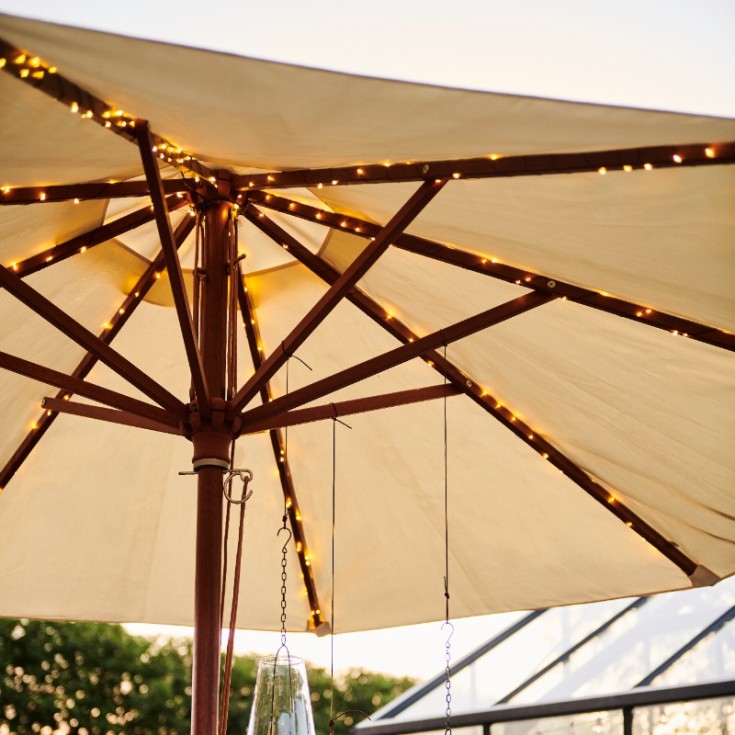 Sirius Knirke solcelle parasoll lyslenke