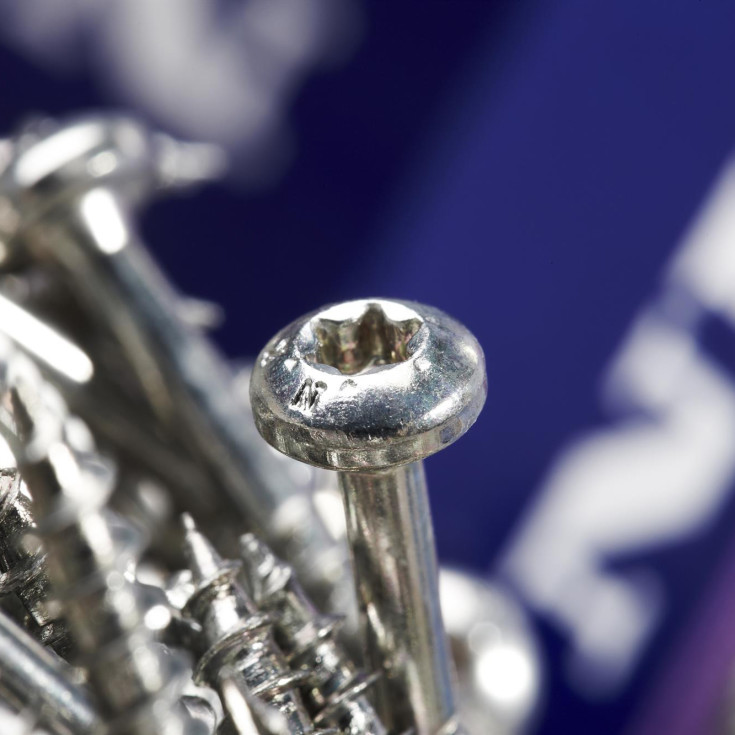 NKT Förzinkad spÄnskiveskruv, panhuvud, 4,0x30 mm, 200 stk