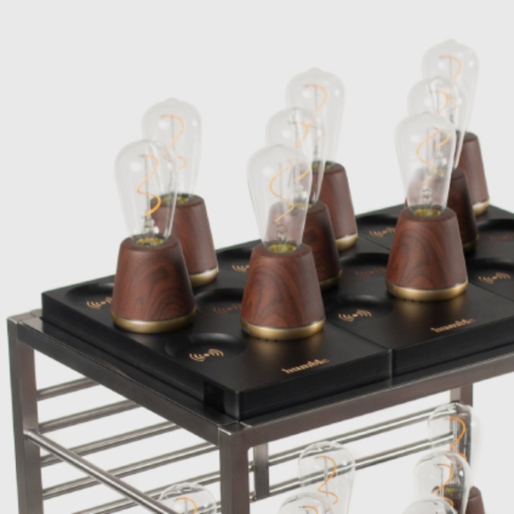 Humble ladestativ til 6 Humble bordlamper