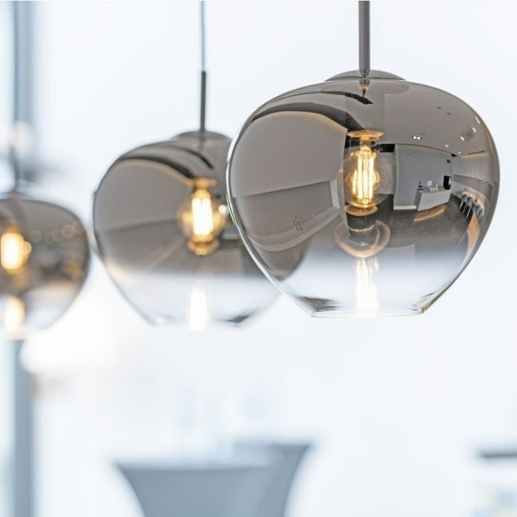 SLV Pantilo Convex pendel, krom, Ø29 cm