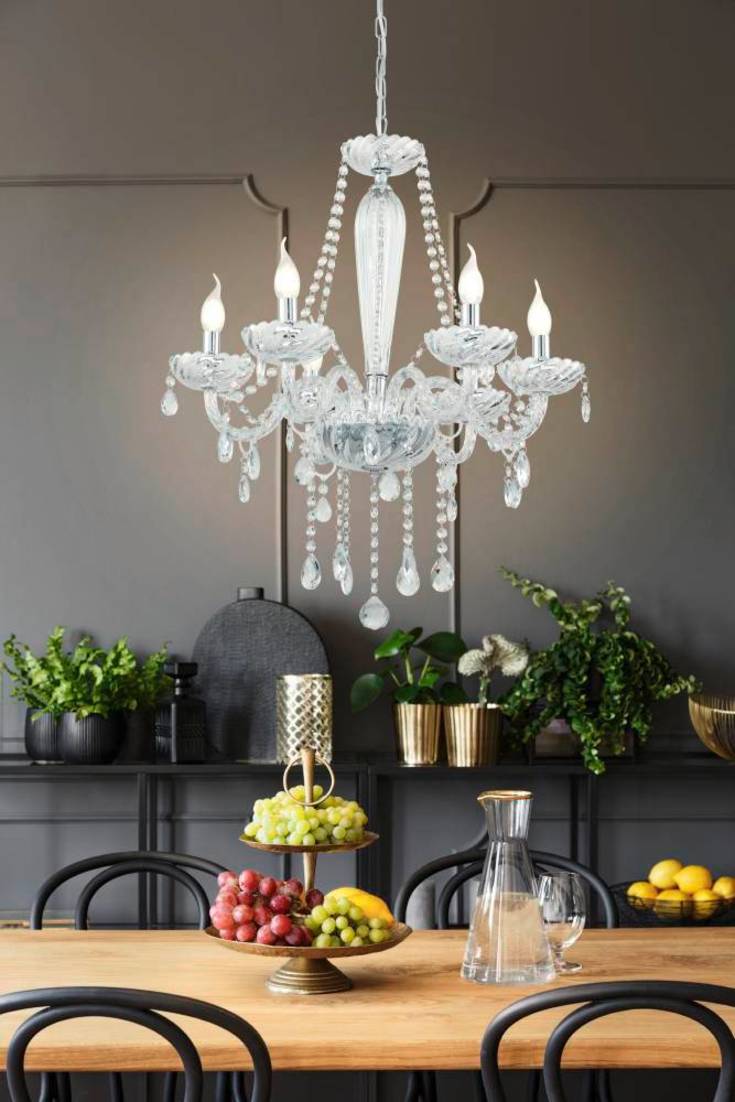 Eglo Basilano lysekrone, klar