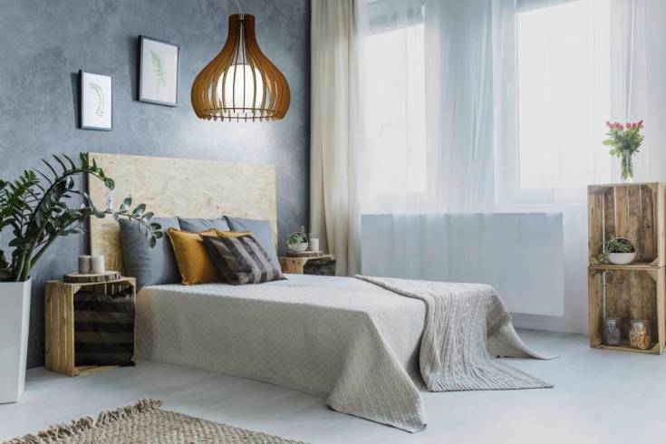 Eglo Tindori pendellampe, lønn, Ø50 cm