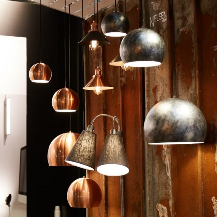 Nielsen Light Nice pendel, Ø25 cm, galvanisert