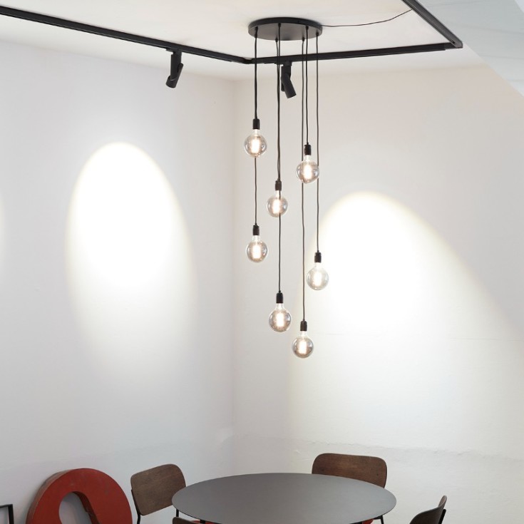 Nielsen Light K9 klusterlampa, 7 lampor