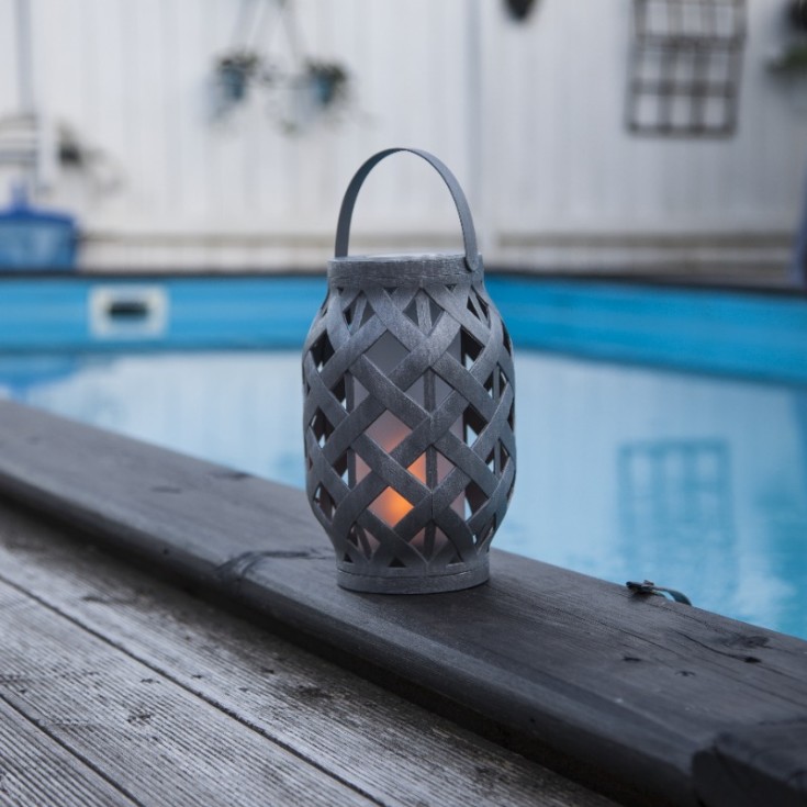 Star Trading solcelle lanterne, flammelys