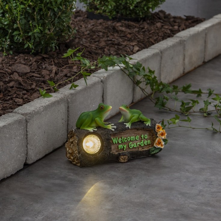 Star Trading Havefrøer solcellelampe