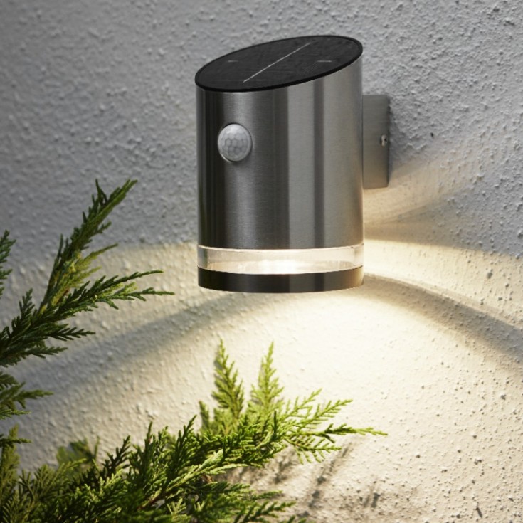 Star Trading Venice solcelle utelys vegg med sensor