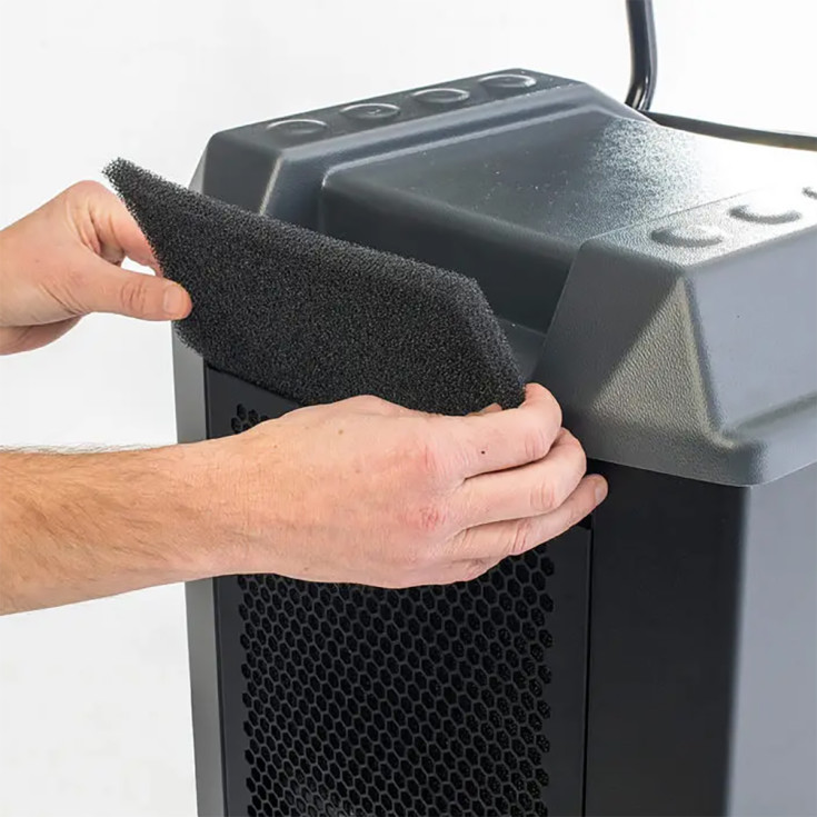 Woods WCD8HG Pro affugter, 49 liter/døgn, 450 m²