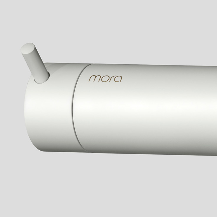 Mora Inxx II brusesæt, vandbesparende,  mat hvid