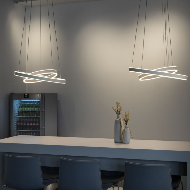 SLV One Double pendel, hvid