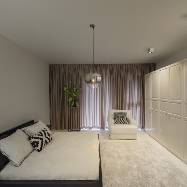 SLV Pantilo Convex pendel, krom, Ø40 cm