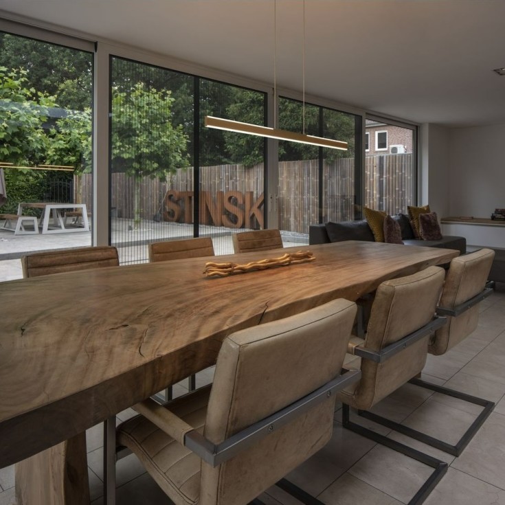 SLV One Linear langbordspendel, messing, 100 cm