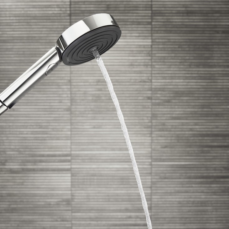 Hansgrohe Pulsify hånddusj ø105 mm med 3 stråletyper matt hvit
