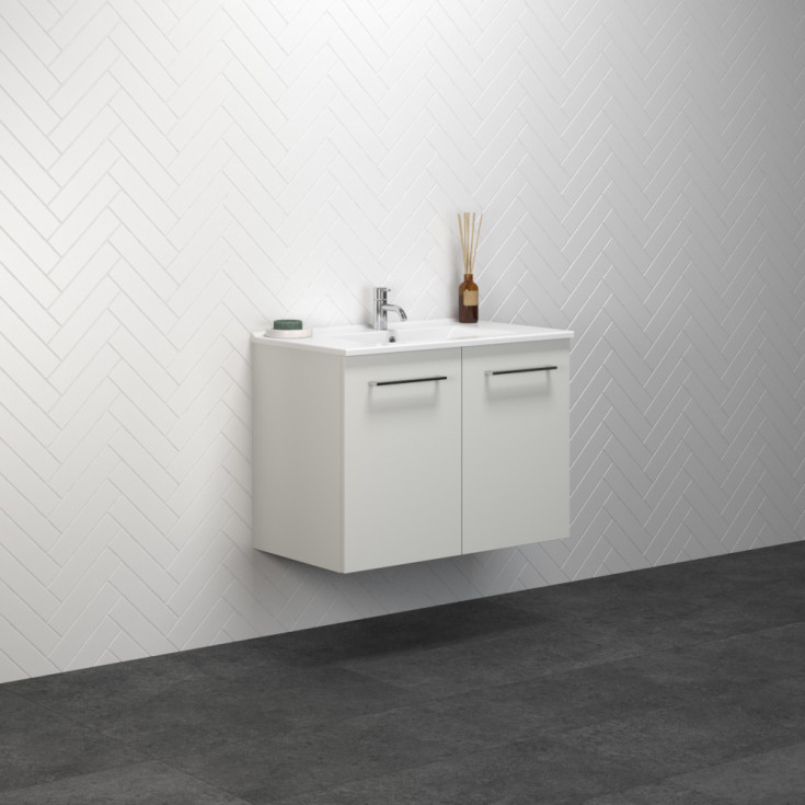 Dansani Multo servantskap, 80x44 cm, hvit