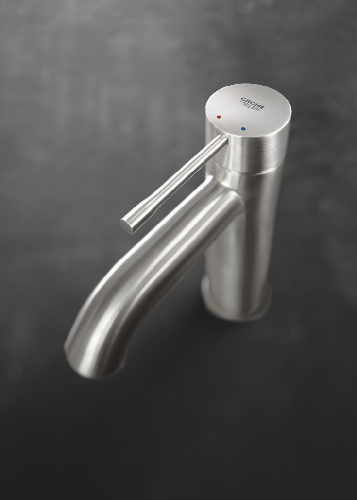 Grohe Essence tvättställsblandare, stål