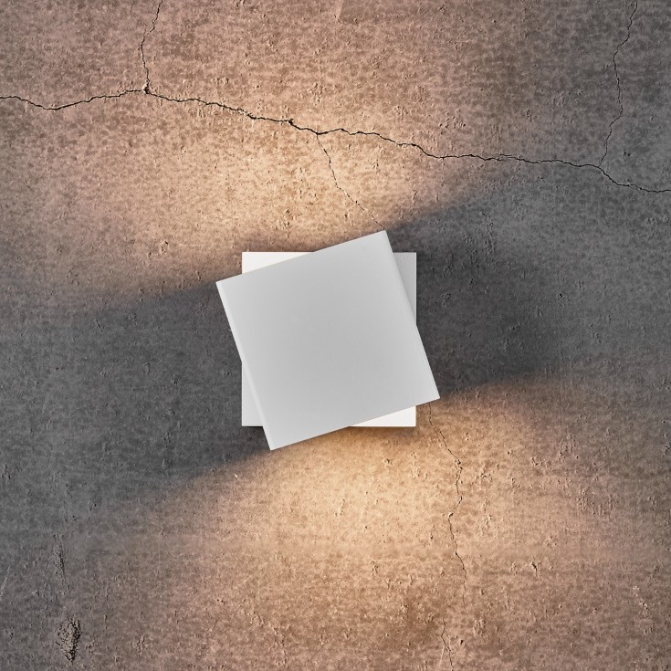 Nordlux Turn vegglampe, hvit