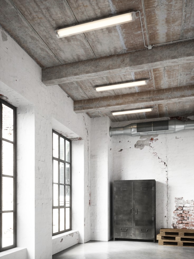 Nordlux Works dobbelt lysarmatur, 9W, 66 cm