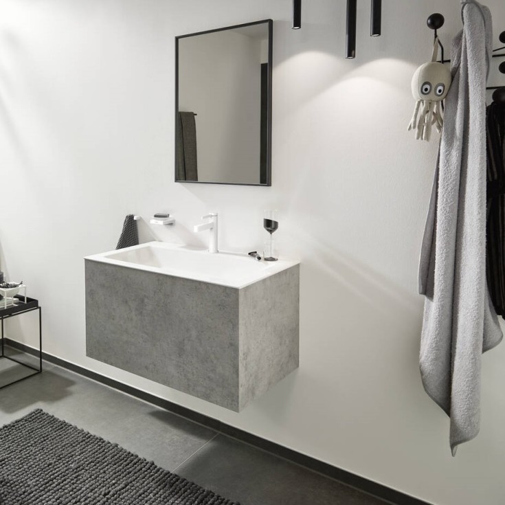 Hansgrohe Finoris 100 håndvaskarmatur, mat hvid