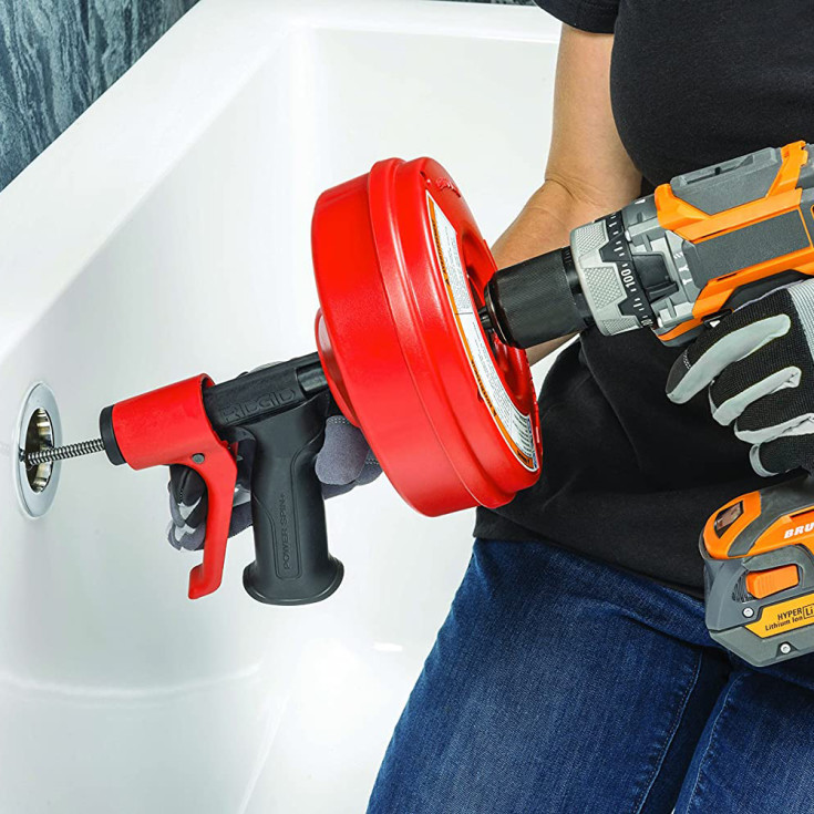 Ridgid Power Spin afløbsrenser