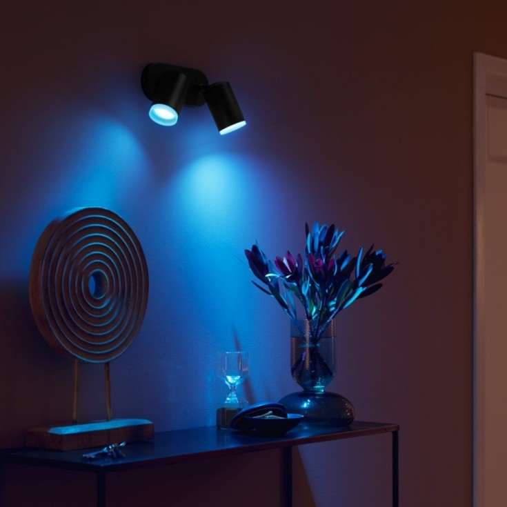 Philips Hue Fugato spotlampe, sort